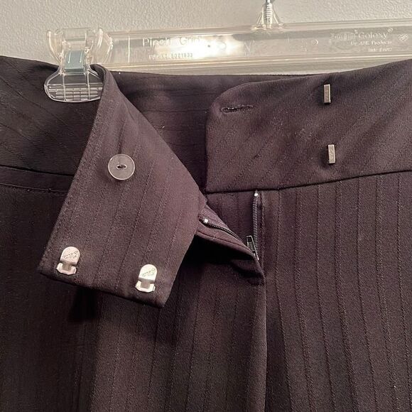 Joe Benbasset Charlotte Women's Black Line Patterned Slacks Pants Size Junior 5L - Picture 8 of 9